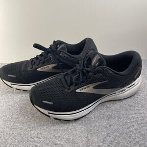 Brooks Ghost 14 WIDE Women's Size US 8.5 Running Shoes Black